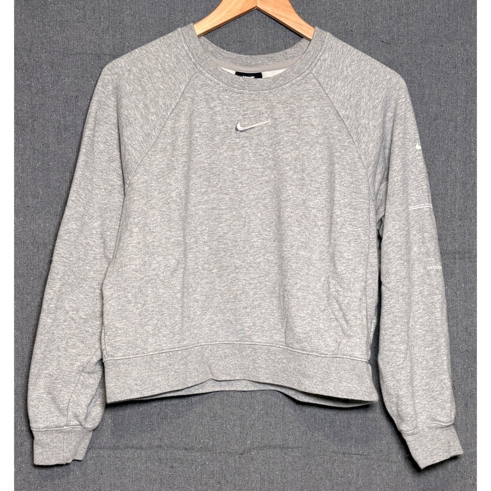 Nike Sportswear Essential Fleece Crewneck Sweatshirt Grey CZ8890-063 Womens Sz M